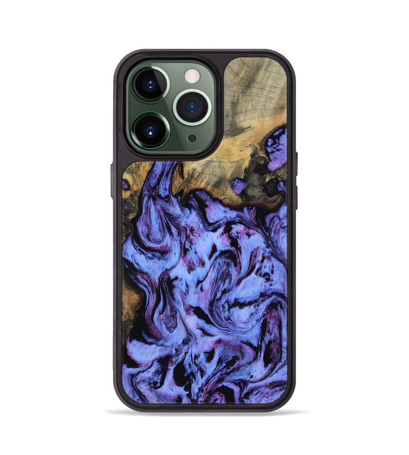 iPhone 13 Pro Wood Phone Case - Larry (Purple, 802169)