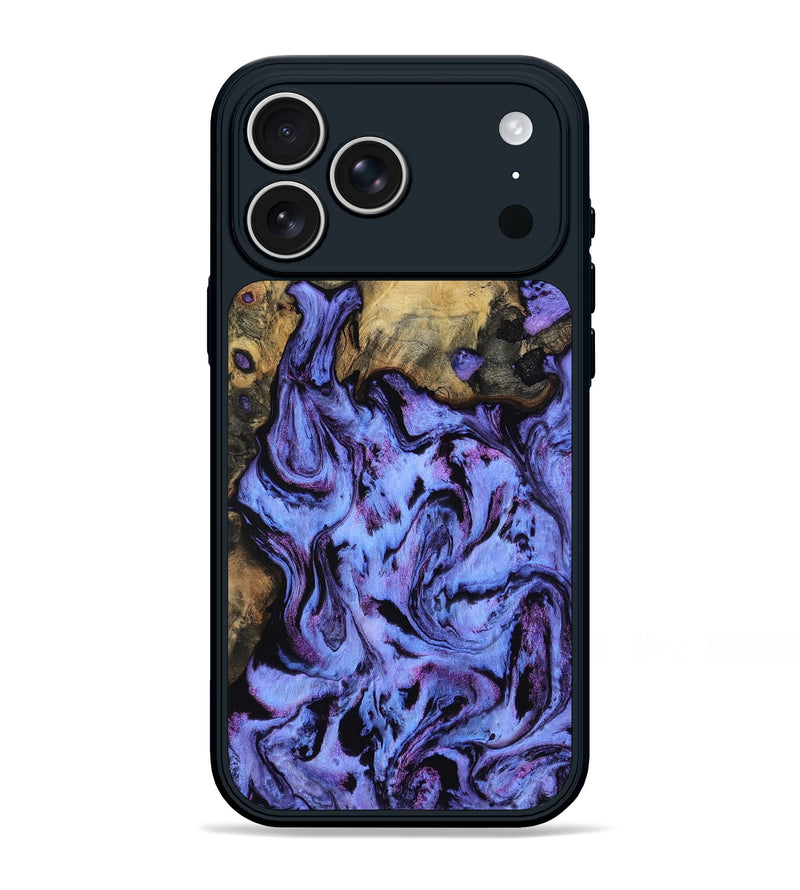 iPhone 17 Pro Max Wood Phone Case - Larry (Purple, 802169)