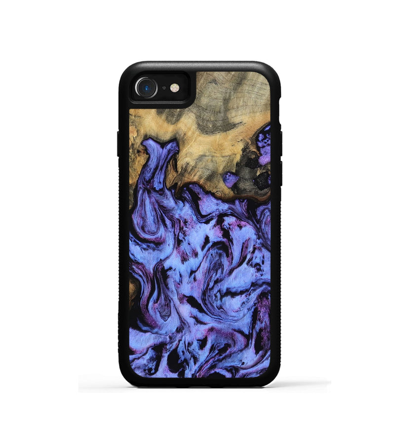 iPhone SE Wood Phone Case - Larry (Purple, 802169)