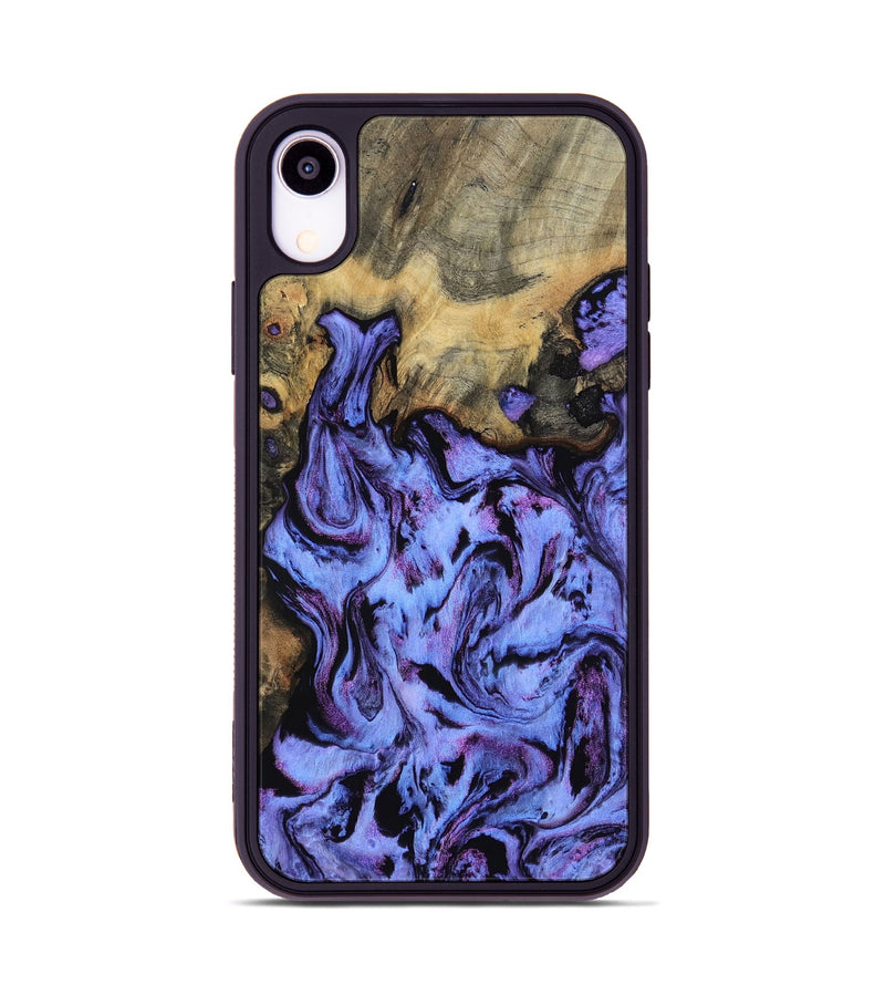 iPhone Xr Wood Phone Case - Larry (Purple, 802169)