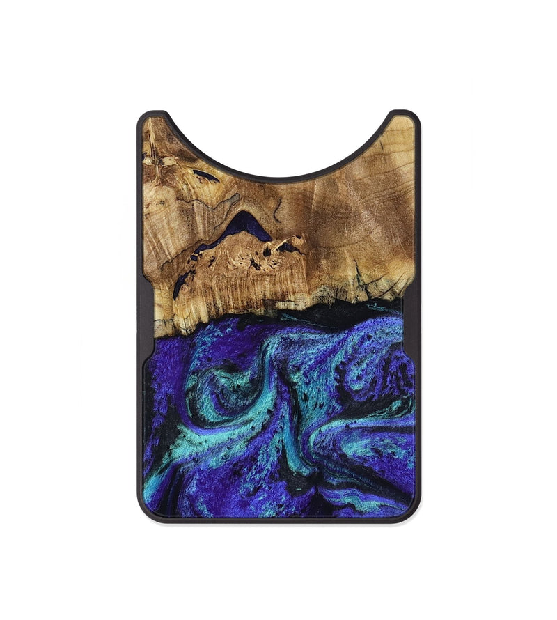 Alloy Wood Wallet - Lilah (Purple, 802170)