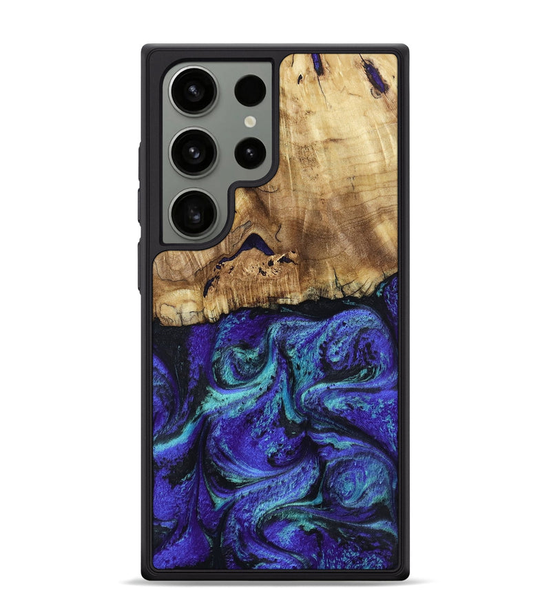Galaxy S24 Ultra Wood Phone Case - Lilah (Purple, 802170)