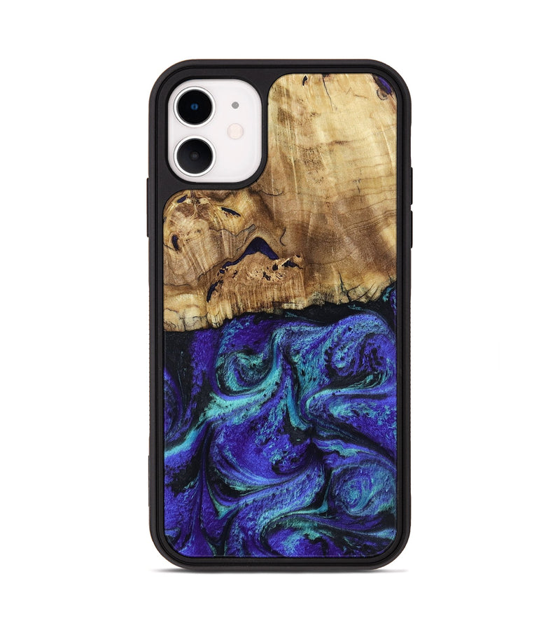 iPhone 11 Wood Phone Case - Lilah (Purple, 802170)