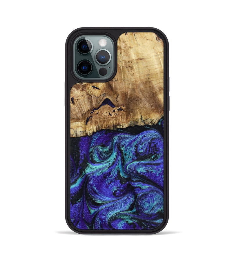 iPhone 12 Pro Wood Phone Case - Lilah (Purple, 802170)