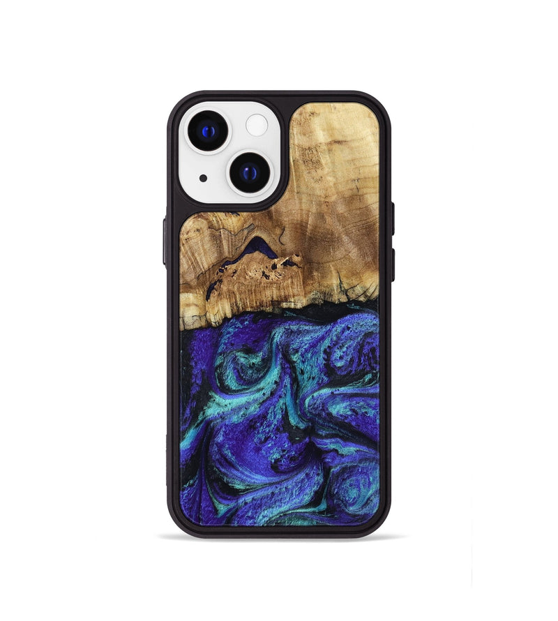 iPhone 13 mini Wood Phone Case - Lilah (Purple, 802170)