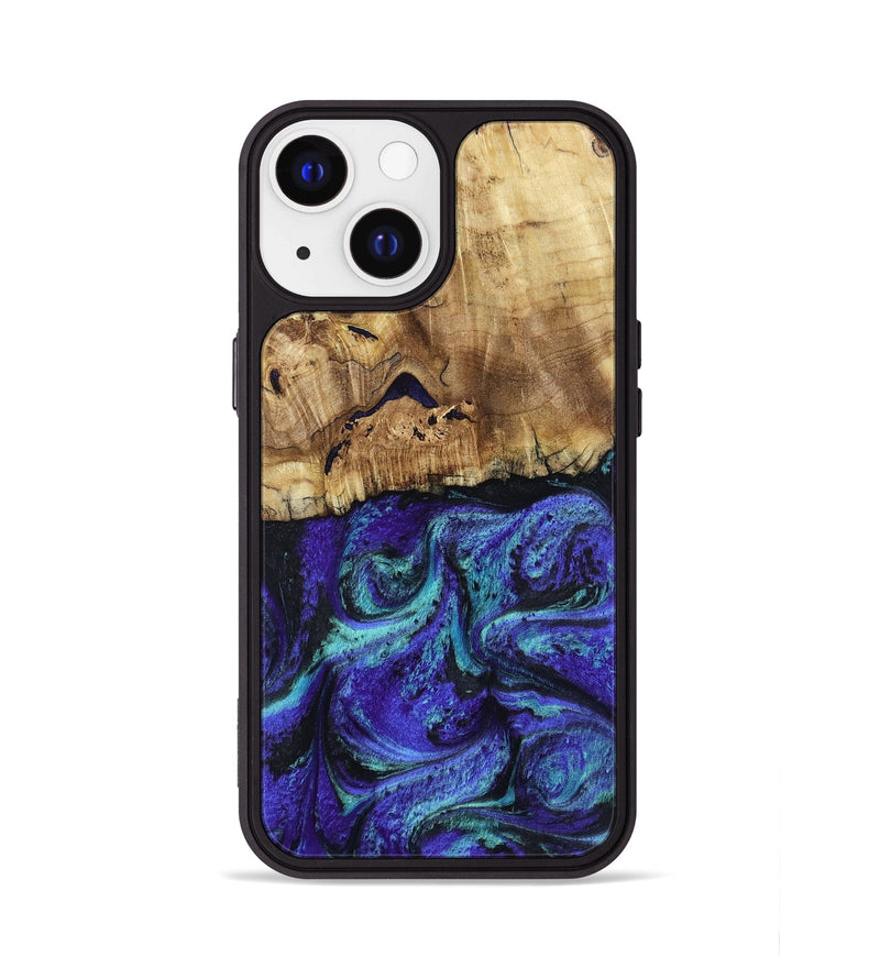 iPhone 13 Wood Phone Case - Lilah (Purple, 802170)