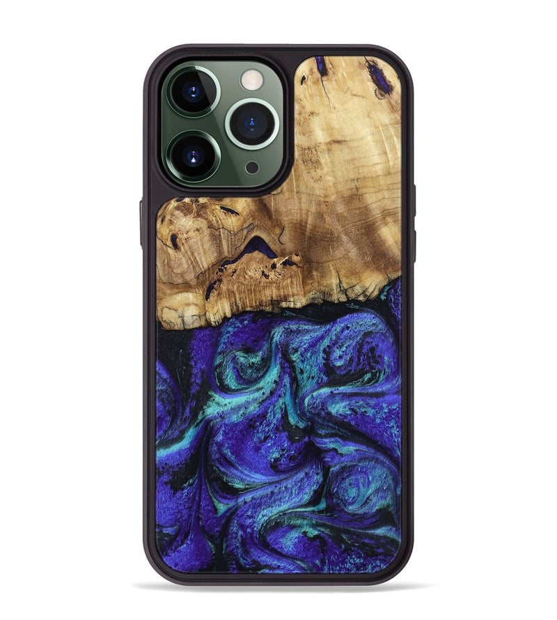 iPhone 13 Pro Max Wood Phone Case - Lilah (Purple, 802170)