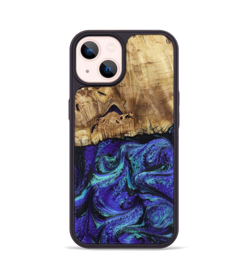 iPhone 14 Wood Phone Case - Lilah (Purple, 802170)