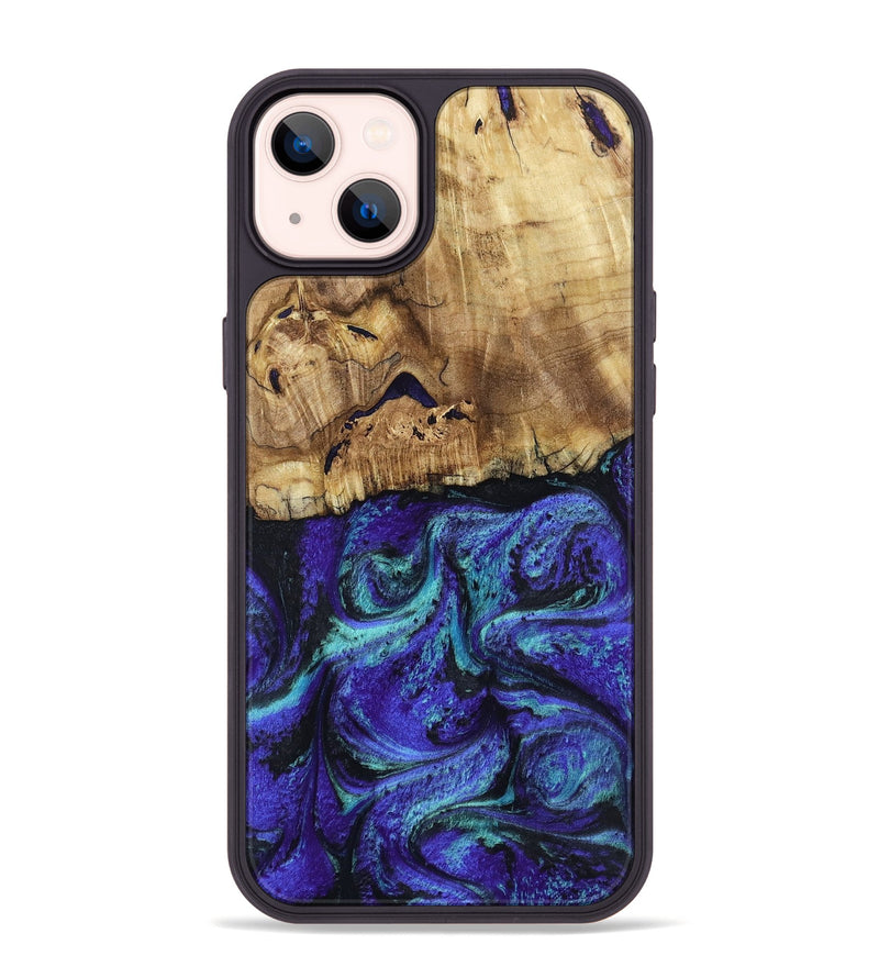 iPhone 14 Plus Wood Phone Case - Lilah (Purple, 802170)