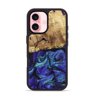 iPhone 16 Wood Phone Case - Lilah (Purple, 802170)