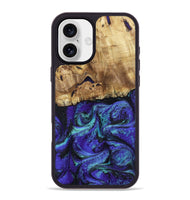 iPhone 16 Plus Wood Phone Case - Lilah (Purple, 802170)