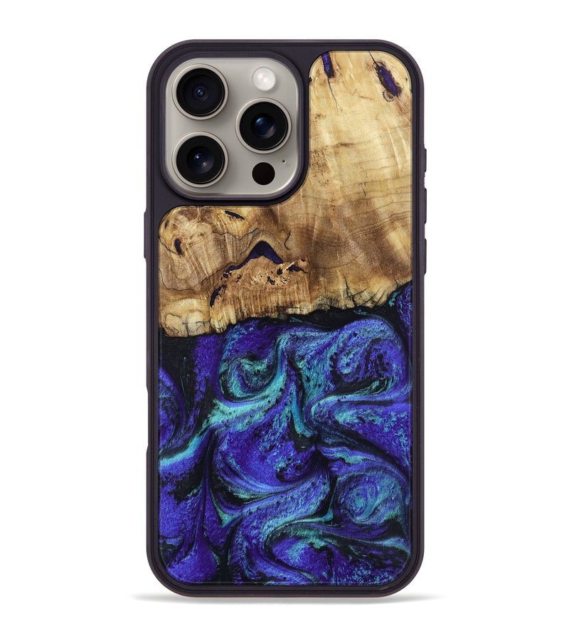 iPhone 16 Pro Max Wood Phone Case - Lilah (Purple, 802170)