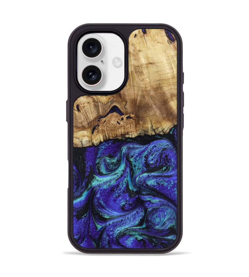 iPhone 17 Wood Phone Case - Lilah (Purple, 802170)