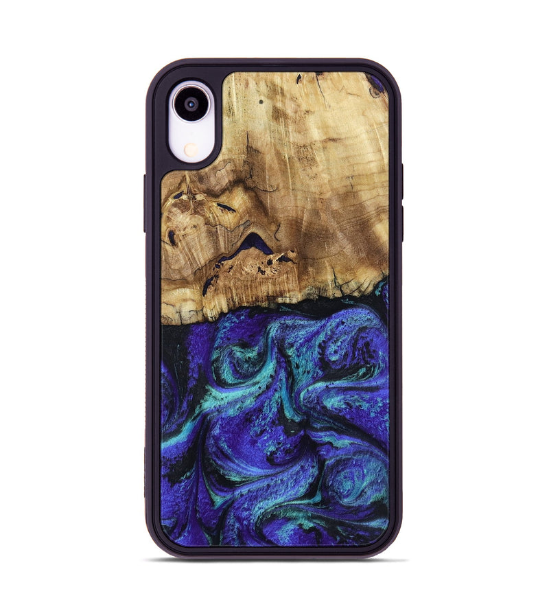 iPhone Xr Wood Phone Case - Lilah (Purple, 802170)