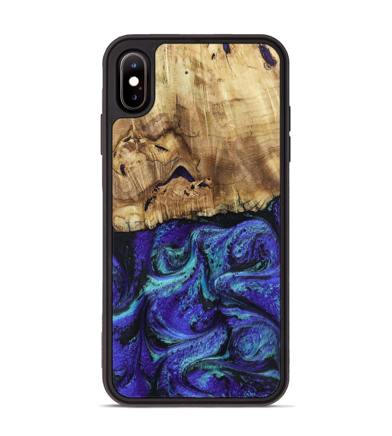 iPhone Xs Max Wood Phone Case - Lilah (Purple, 802170)