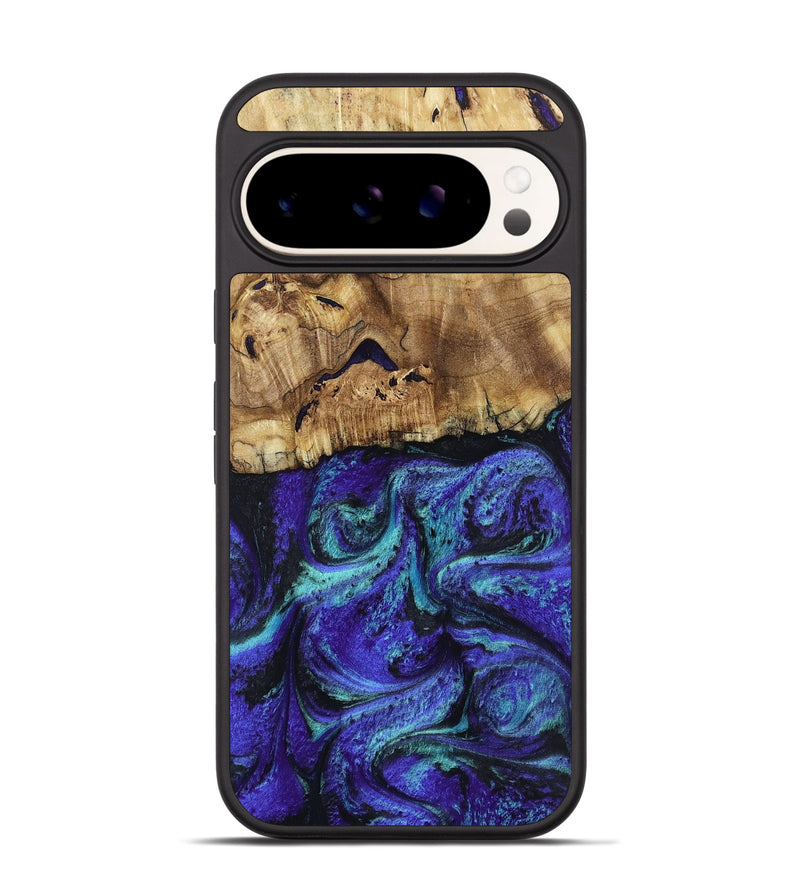Pixel 9 Wood Phone Case - Lilah (Purple, 802170)