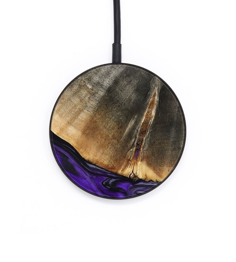 Circle Wood Wireless Charger - Miller (Purple, 802171)