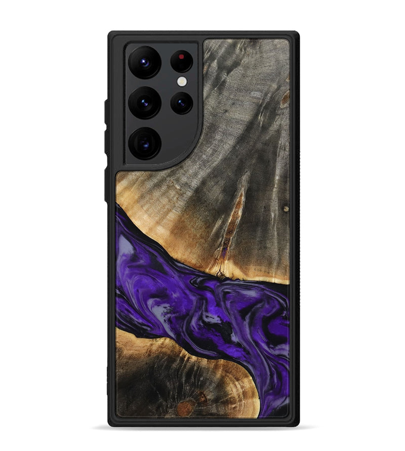 Galaxy S22 Ultra Wood Phone Case - Miller (Purple, 802171)
