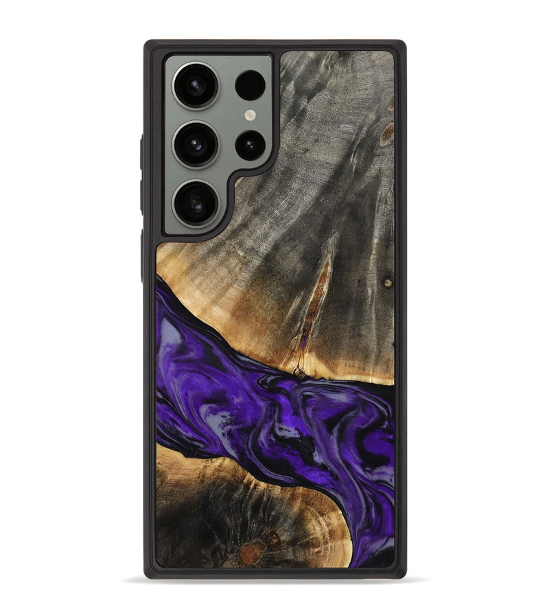Galaxy S23 Ultra Wood Phone Case - Miller (Purple, 802171)