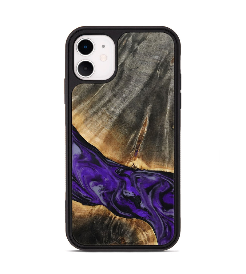iPhone 11 Wood Phone Case - Miller (Purple, 802171)
