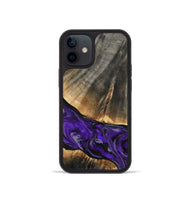 iPhone 12 mini Wood Phone Case - Miller (Purple, 802171)