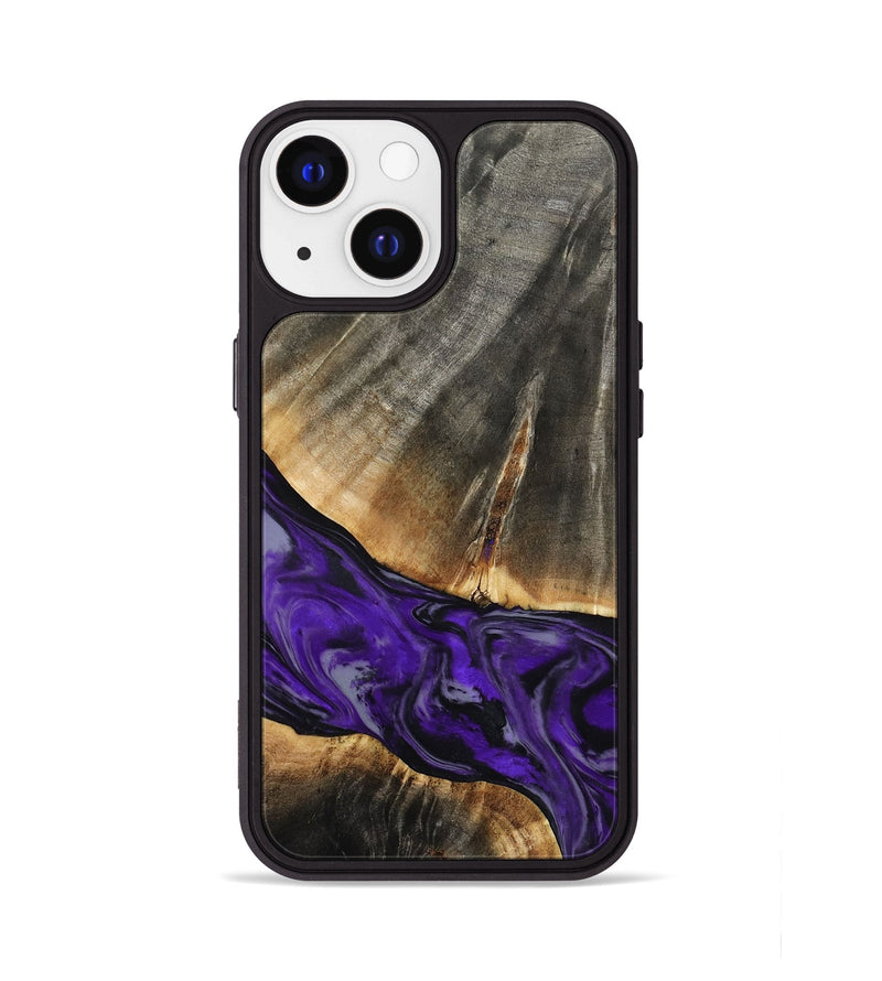 iPhone 13 Wood Phone Case - Miller (Purple, 802171)