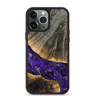 iPhone 13 Pro Max Wood Phone Case - Miller (Purple, 802171)