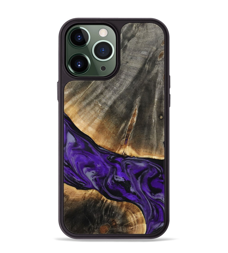 iPhone 13 Pro Max Wood Phone Case - Miller (Purple, 802171)