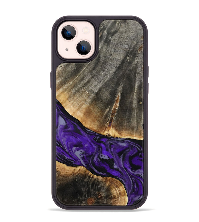 iPhone 14 Plus Wood Phone Case - Miller (Purple, 802171)