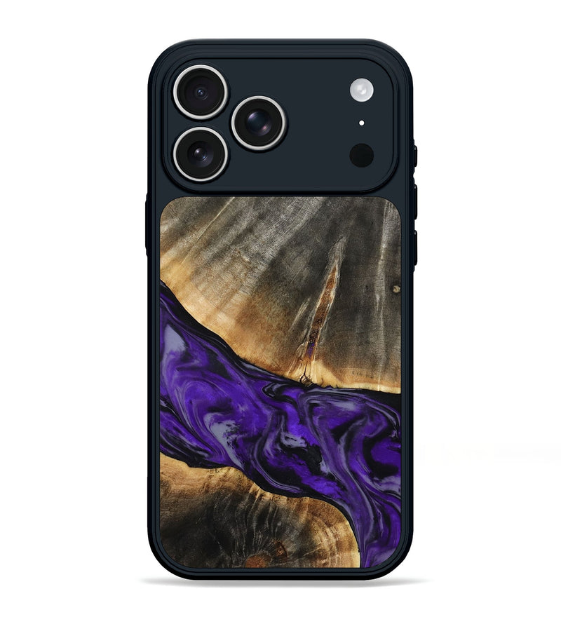 iPhone 17 Pro Max Wood Phone Case - Miller (Purple, 802171)