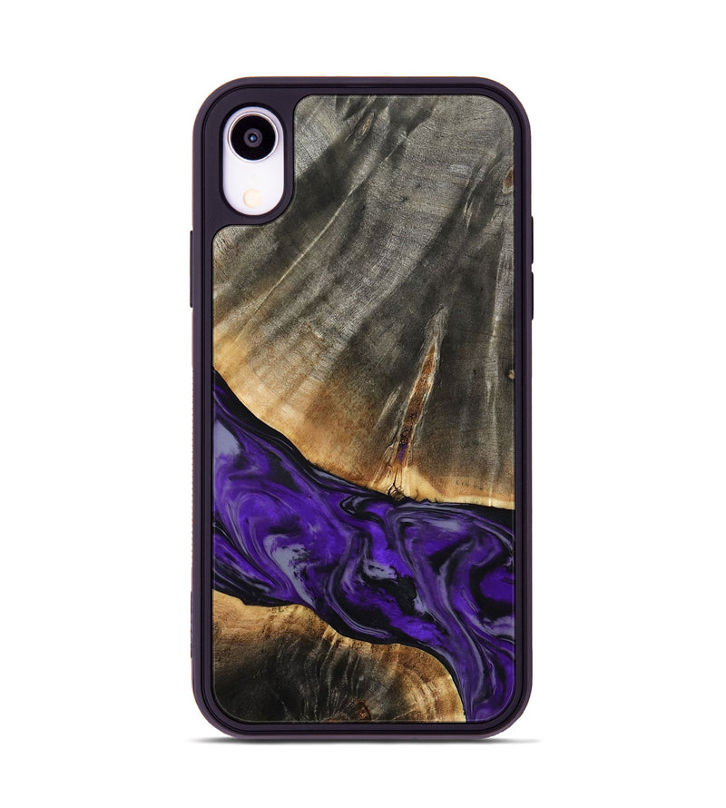 iPhone Xr Wood Phone Case - Miller (Purple, 802171)