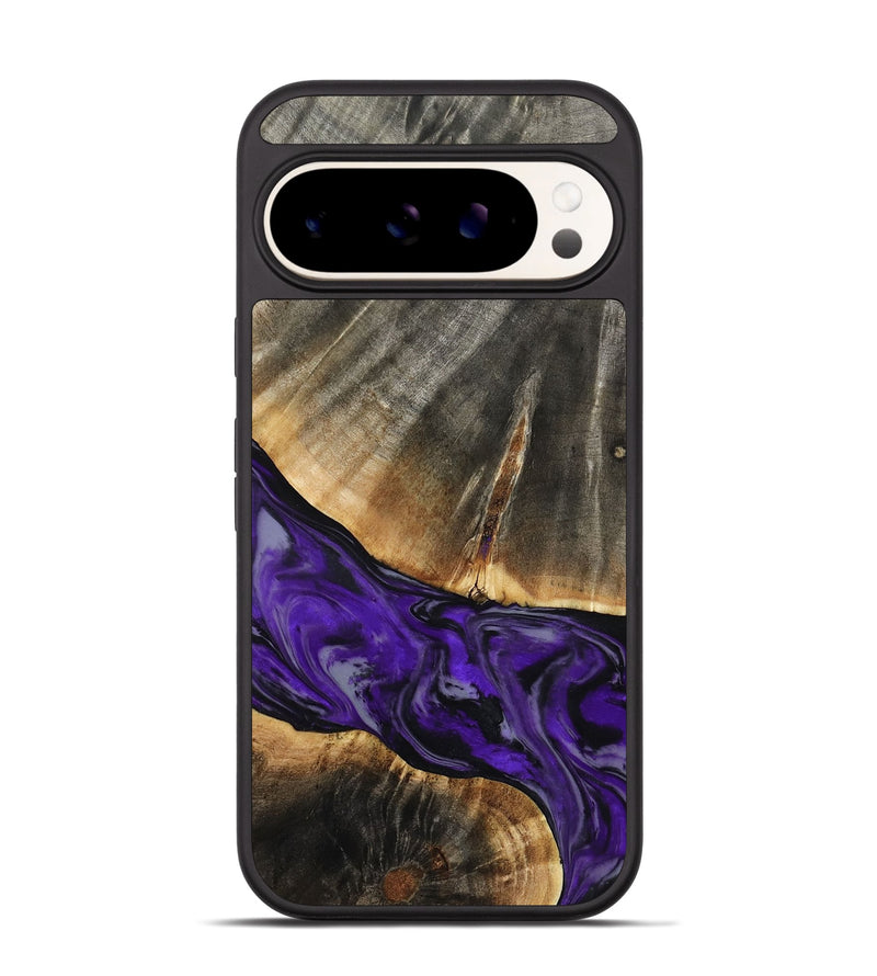 Pixel 9 Wood Phone Case - Miller (Purple, 802171)