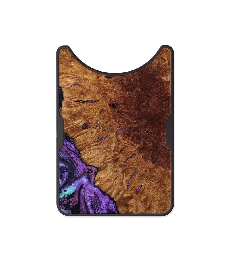 Alloy Wood Wallet - Sheryl (Purple, 802172)