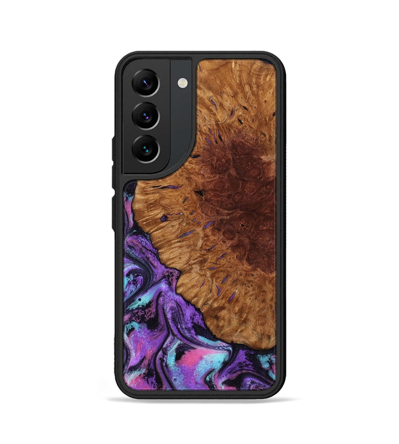 Galaxy S22 Wood Phone Case - Sheryl (Purple, 802172)