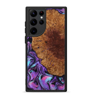 Galaxy S22 Ultra Wood Phone Case - Sheryl (Purple, 802172)