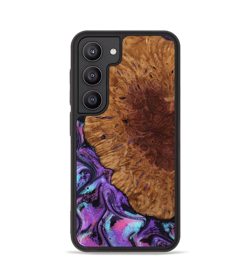Galaxy S23 Wood Phone Case - Sheryl (Purple, 802172)