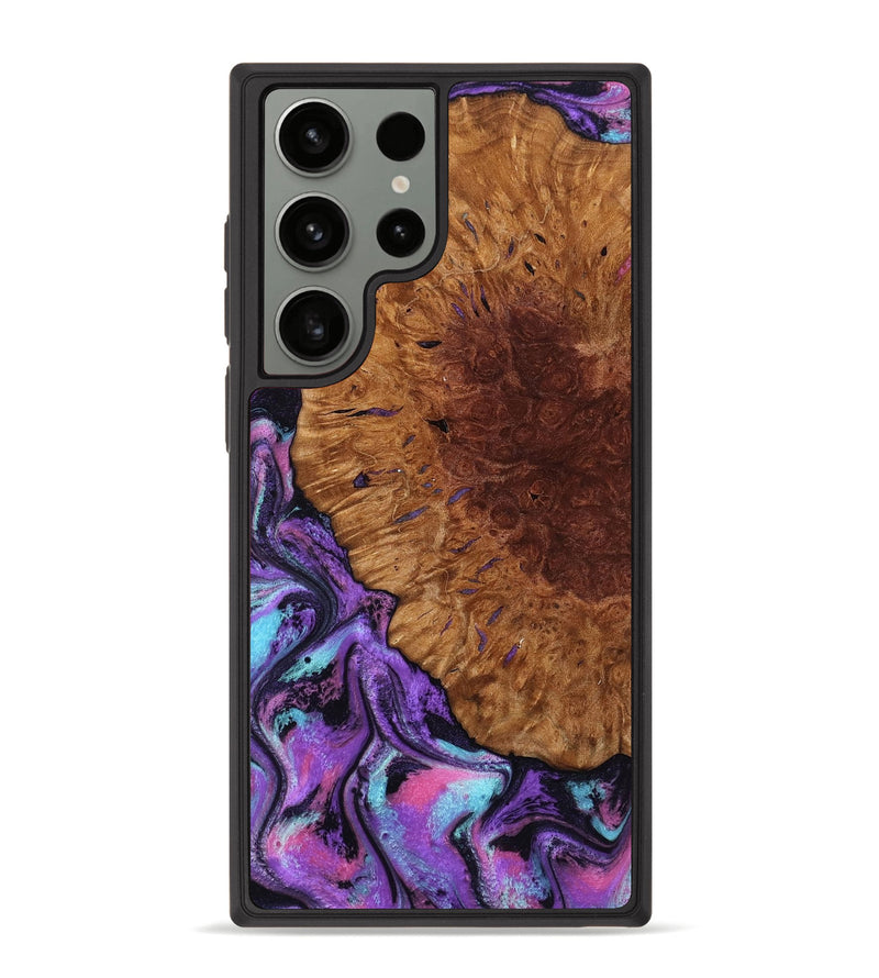 Galaxy S23 Ultra Wood Phone Case - Sheryl (Purple, 802172)