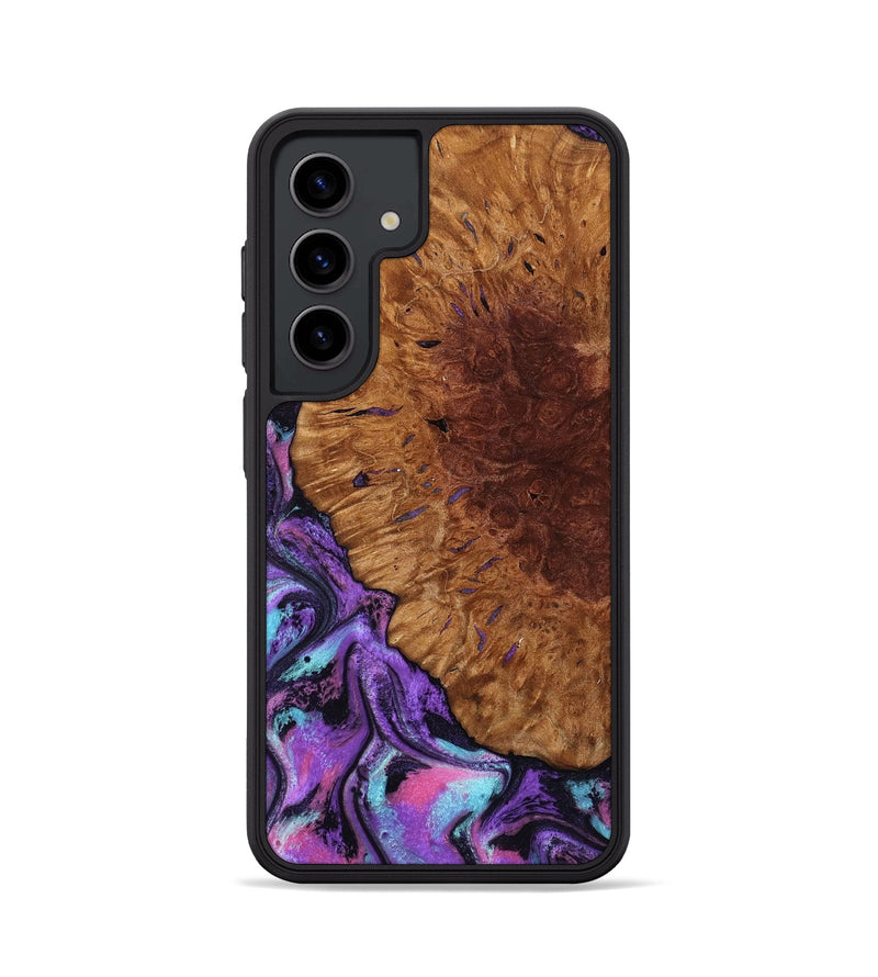 Galaxy S24 Wood Phone Case - Sheryl (Purple, 802172)