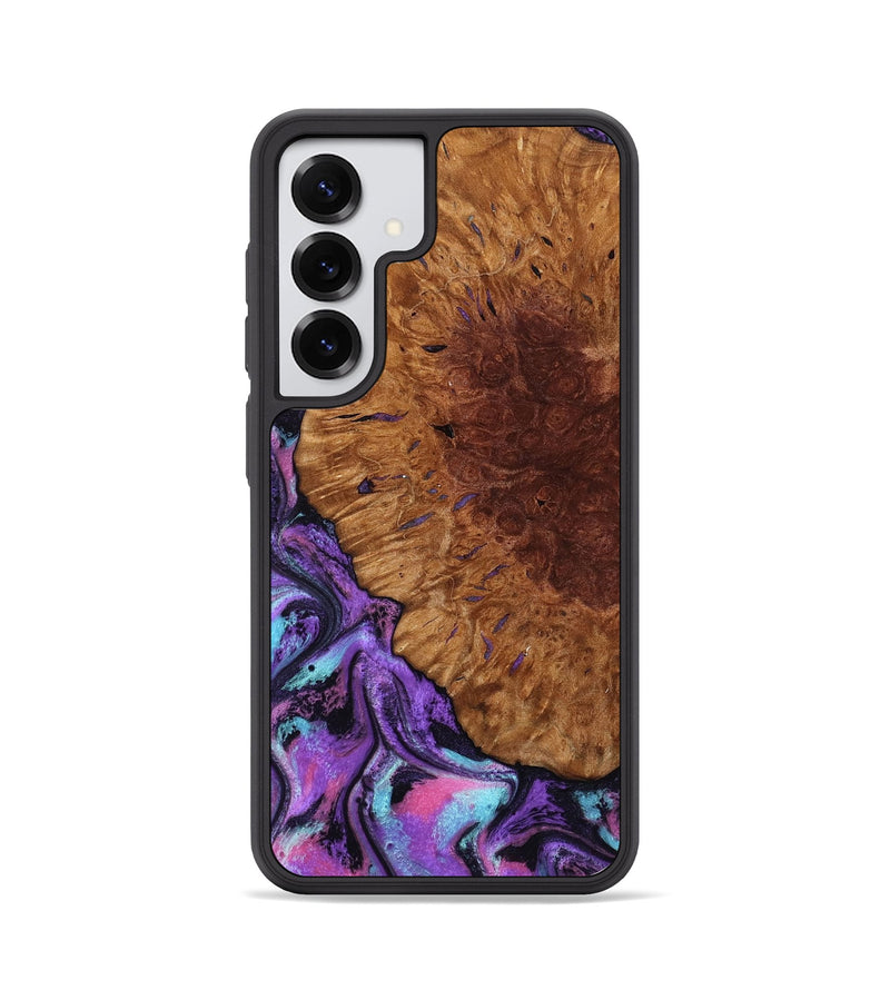 Galaxy S25 Wood Phone Case - Sheryl (Purple, 802172)