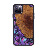 iPhone 11 Pro Max Wood Phone Case - Sheryl (Purple, 802172)