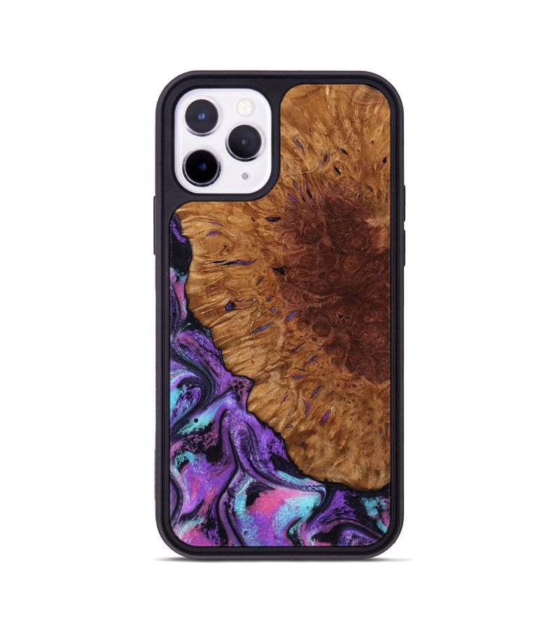 iPhone 11 Pro Wood Phone Case - Sheryl (Purple, 802172)