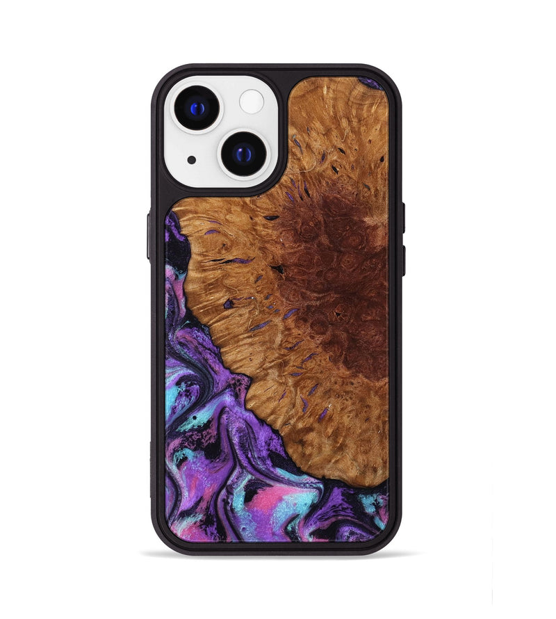 iPhone 13 Wood Phone Case - Sheryl (Purple, 802172)