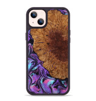 iPhone 14 Plus Wood Phone Case - Sheryl (Purple, 802172)