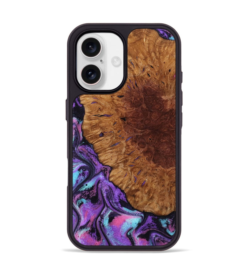 iPhone 17 Wood Phone Case - Sheryl (Purple, 802172)