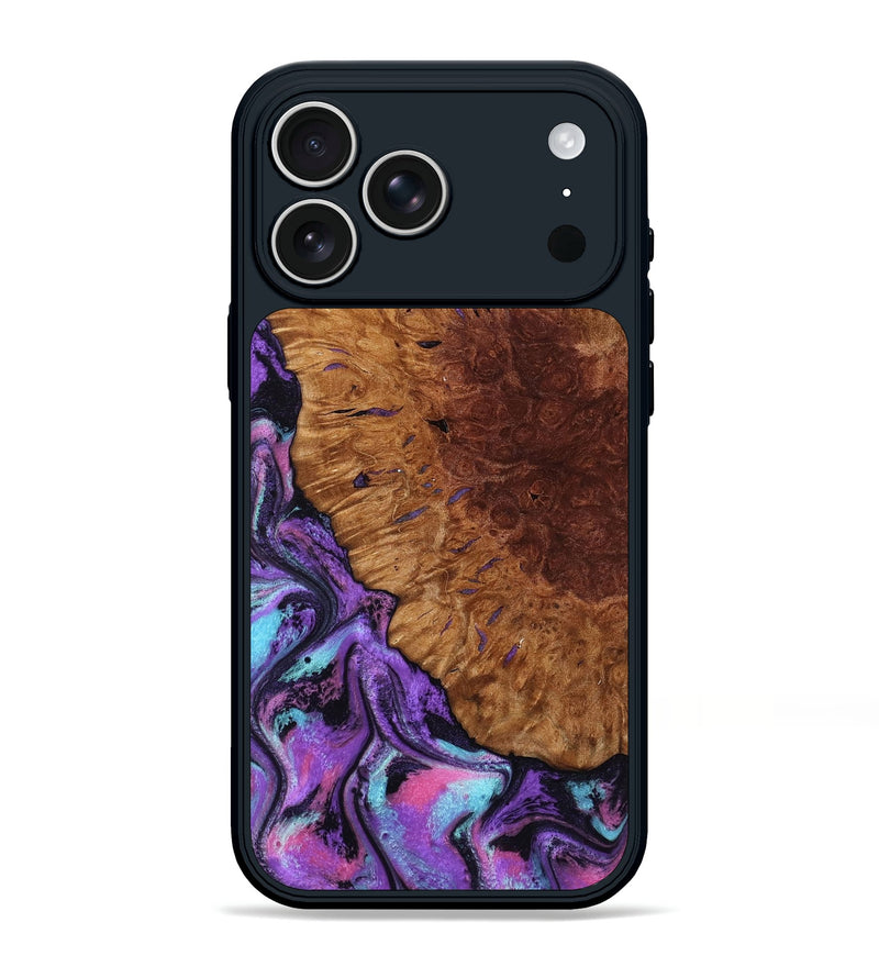 iPhone 17 Pro Max Wood Phone Case - Sheryl (Purple, 802172)