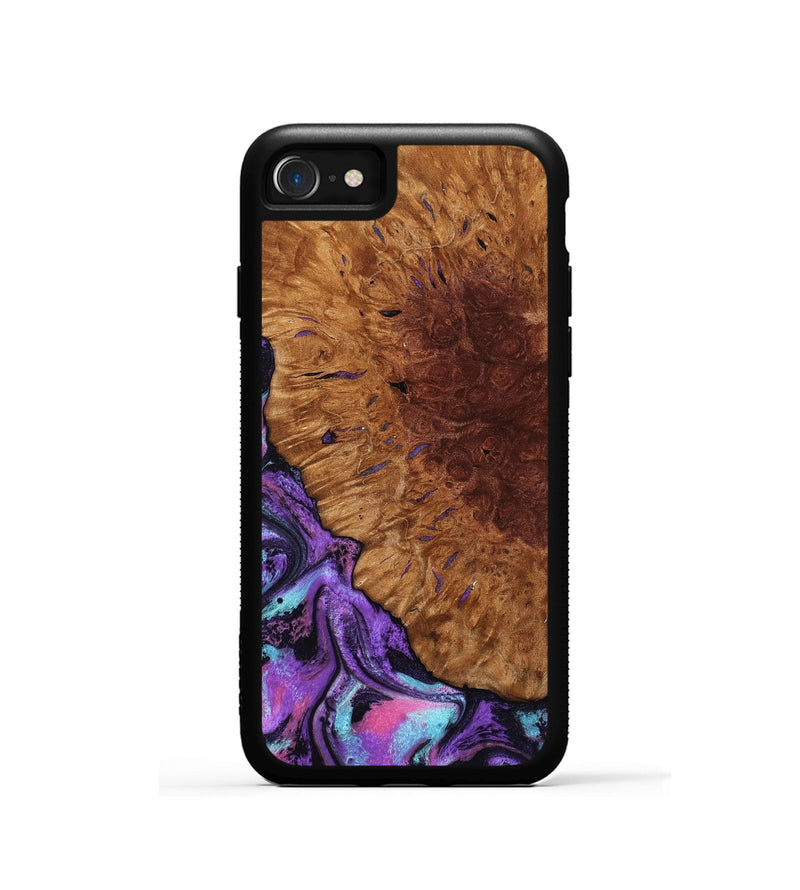 iPhone SE Wood Phone Case - Sheryl (Purple, 802172)