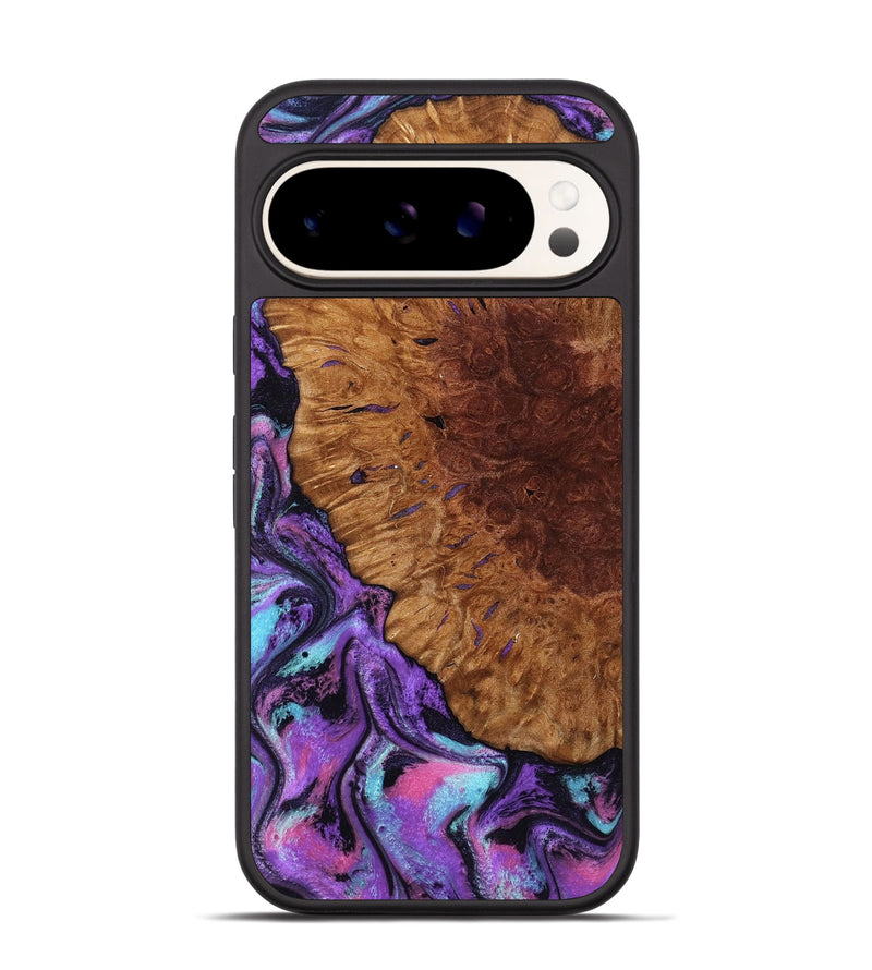 Pixel 9 Pro Wood Phone Case - Sheryl (Purple, 802172)