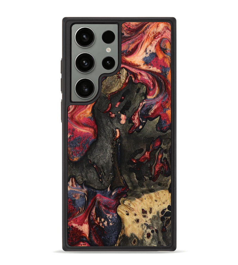 Galaxy S23 Ultra Wood Phone Case - Ensley (Red, 802173)