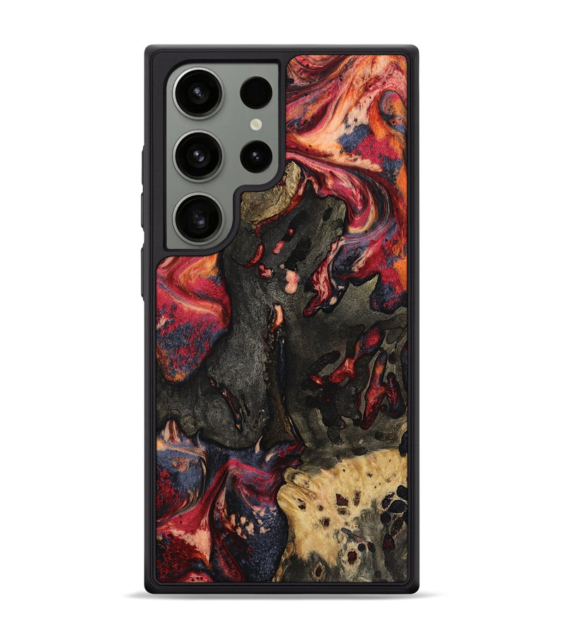 Galaxy S24 Ultra Wood Phone Case - Ensley (Red, 802173)