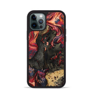 iPhone 12 Pro Wood Phone Case - Ensley (Red, 802173)